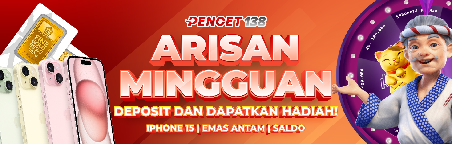 ARISAN MINGGUAN PENCET138
