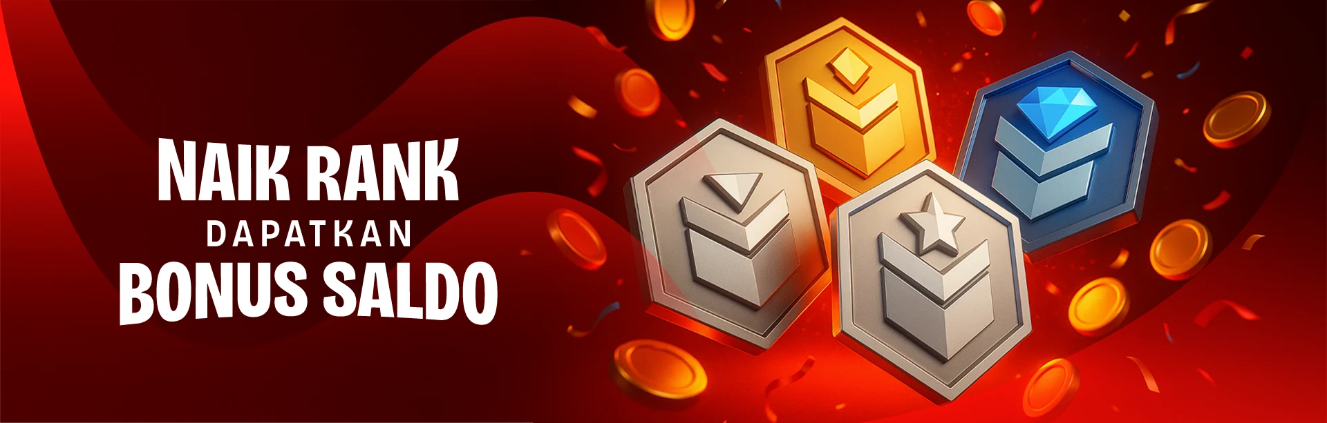 🎉 EVENT NAIK RANK – DAPAT SALDO! 💰