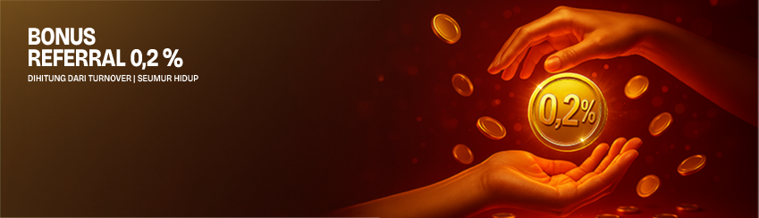 BONUS REFERRAL SEUMUR HIDUP 0,2%