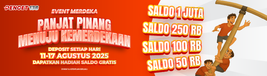 Event Merdeka Pencet138 – Panjat Pinang Berhadiah! 🇮🇩