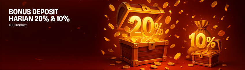 BONUS DEPOSIT HARIAN UP TO 20%